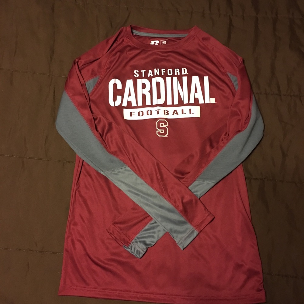 Stanford Long Sleeve Athletic Spandex Shirt